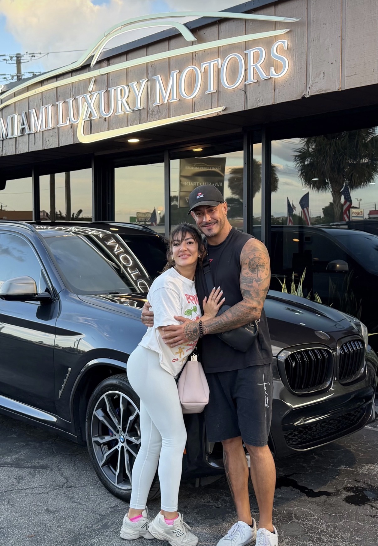 Alyssa & Marco with their BMW X7