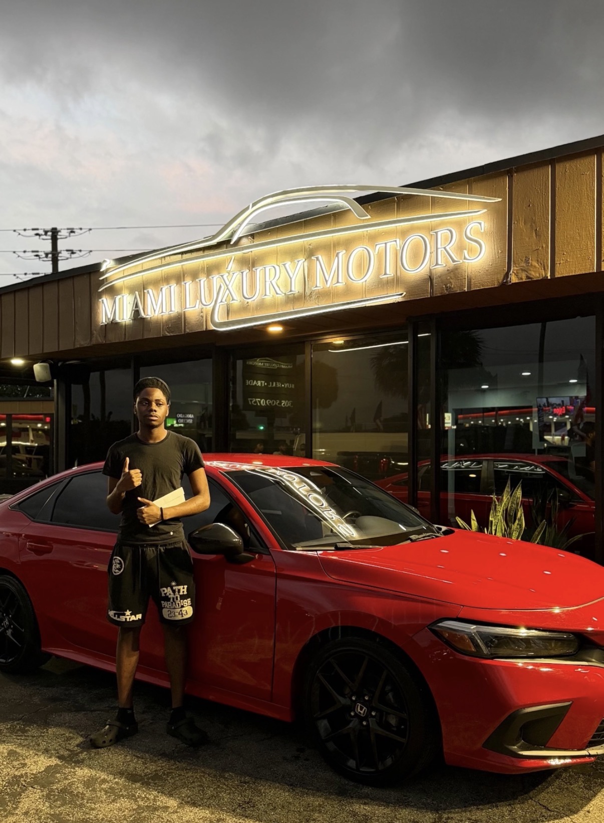 Devon B. with their Honda Civic Sport