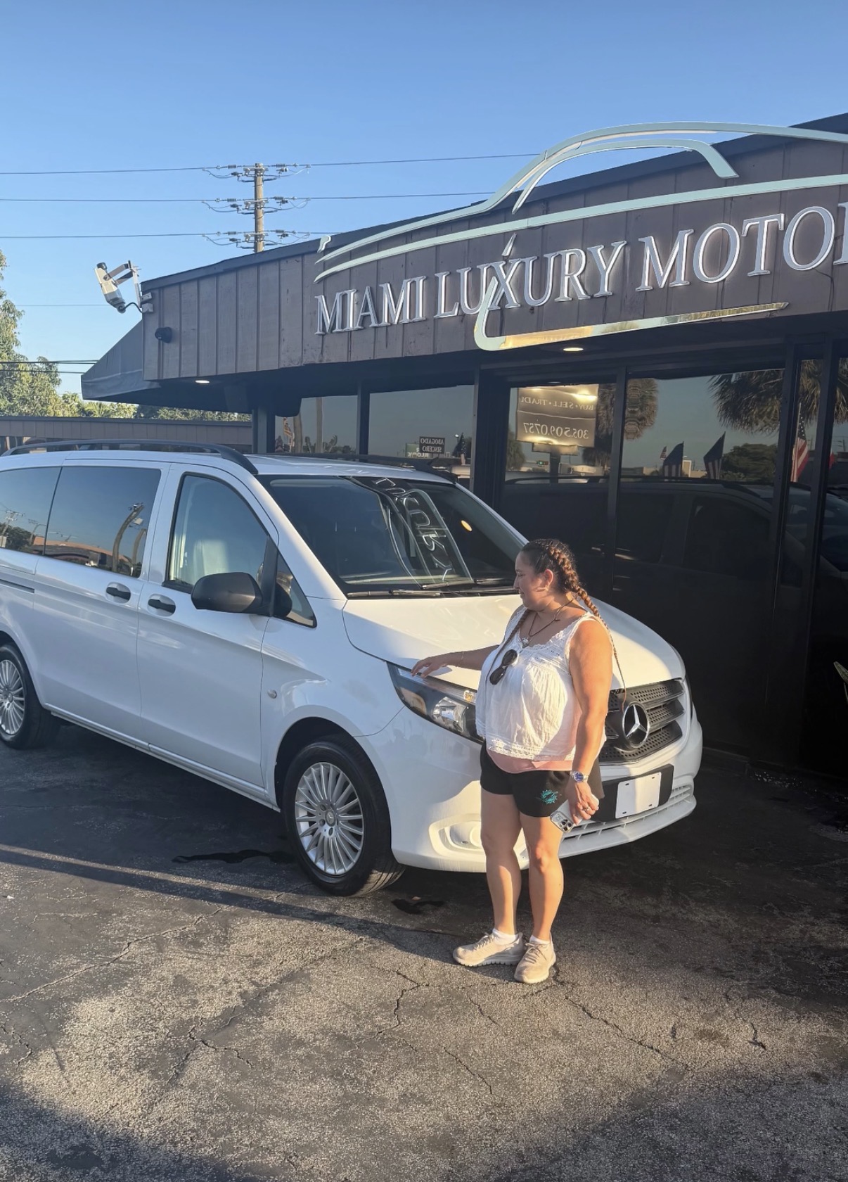 Yolanda M. with their Mercedes-Benz Metris