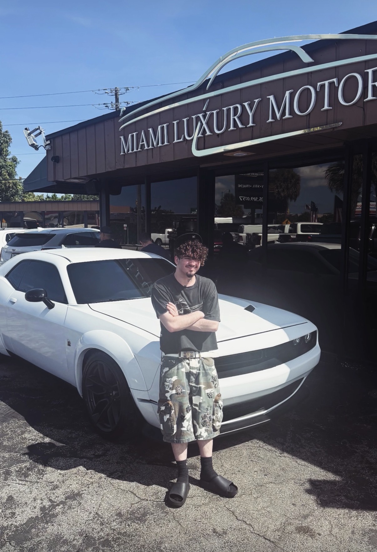 Brandon T. with their Dodge Challenger Scat Pack