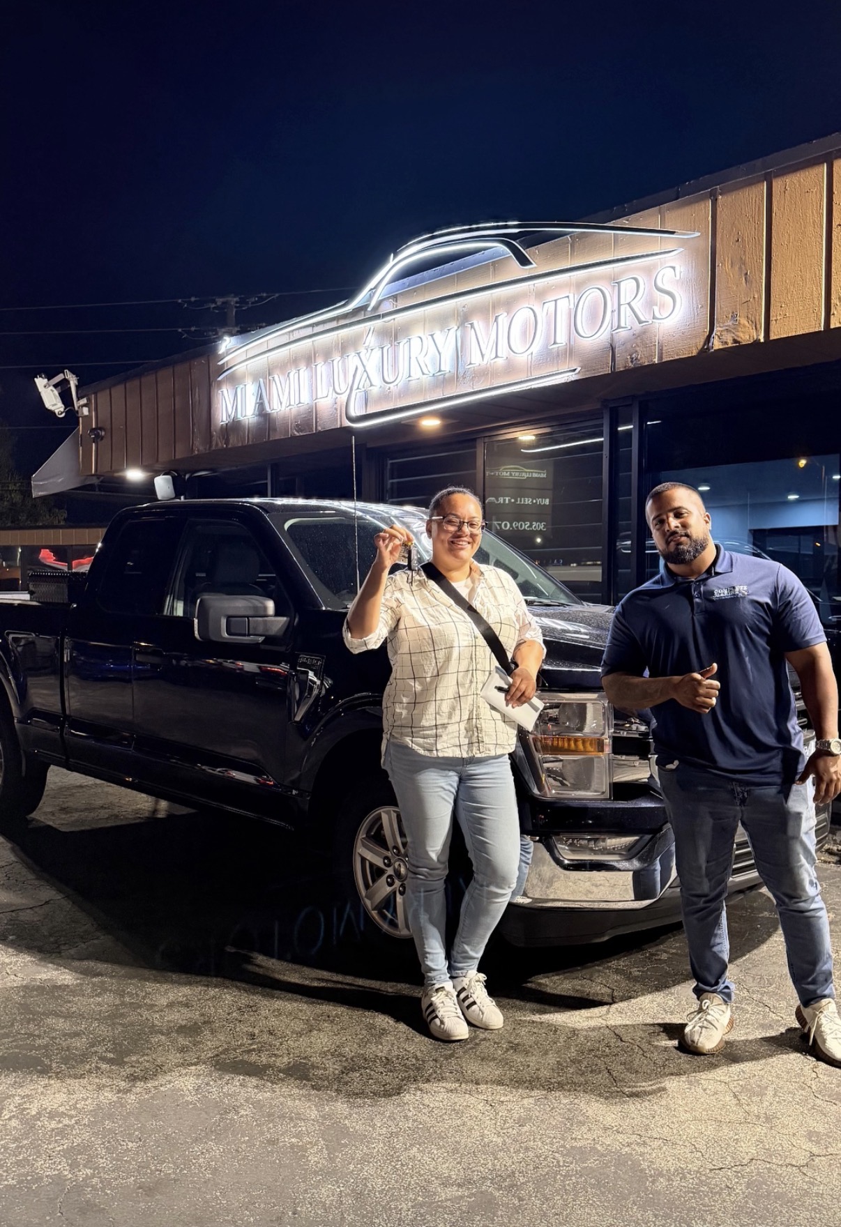 Maria & Family with their Ford F-150