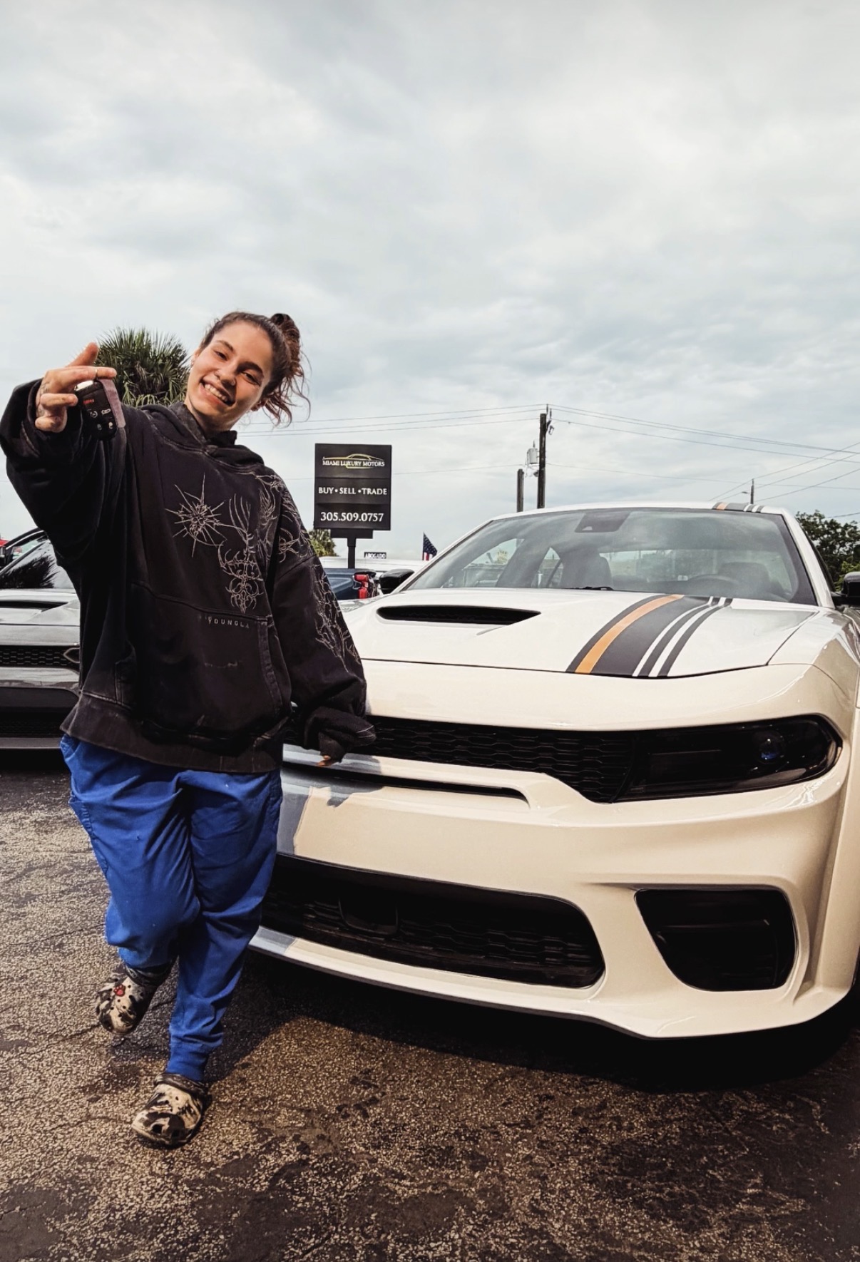 Daniela P. with their Dodge Charger Scat Pack
