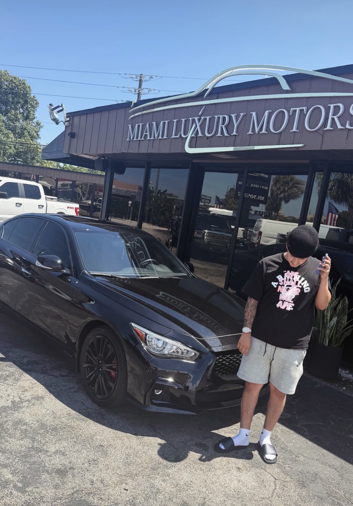 Kyle B. with their Infiniti Q50 Red Sport